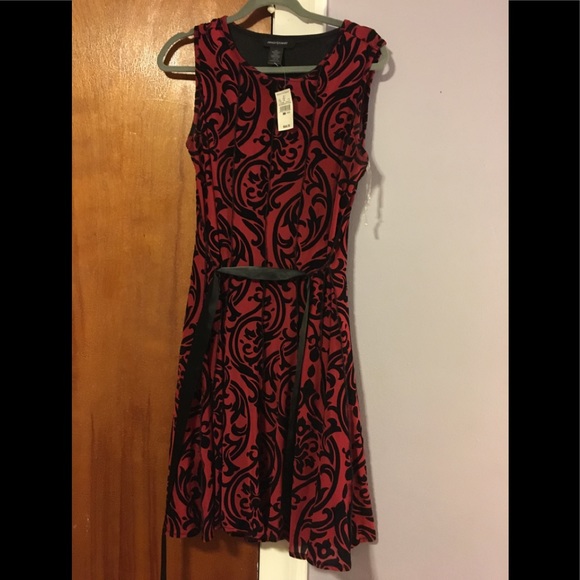 Red and Black velvet NEW dress - Picture 1 of 3